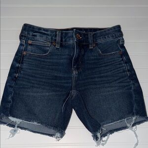 American Eagle Dream Short Denim Cutoff Shorts Women’s Size 4 Mid Rise